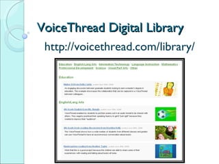 Using VoiceThread for Interactive Projects