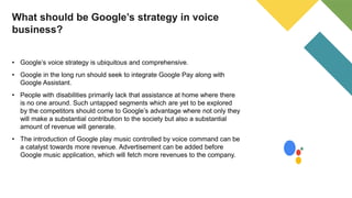 Voice war: Hey Google vs Alexa Vs Siri | PPTX