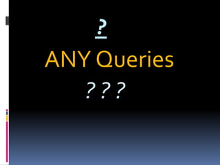 ?    ANY Queries            ? ? ?