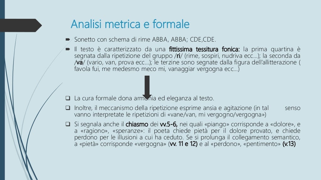 Voi Ch Ascoltate In Rime Sparse Il Suono Figure Retoriche