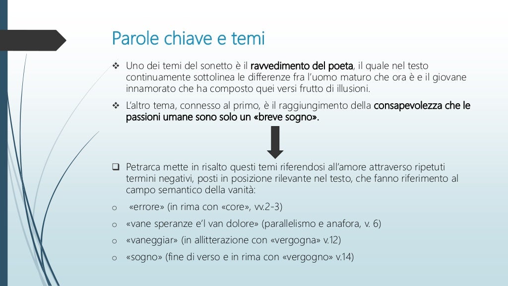 Voi Ch Ascoltate In Rime Sparse Il Suono Riassunto Francesco Petrarca: Voi ch’ascoltate in rime sparse il suono