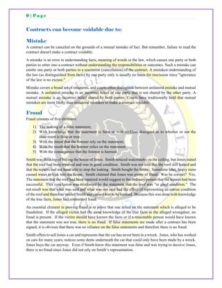 Void agreement and how a contract become voidable | PDF