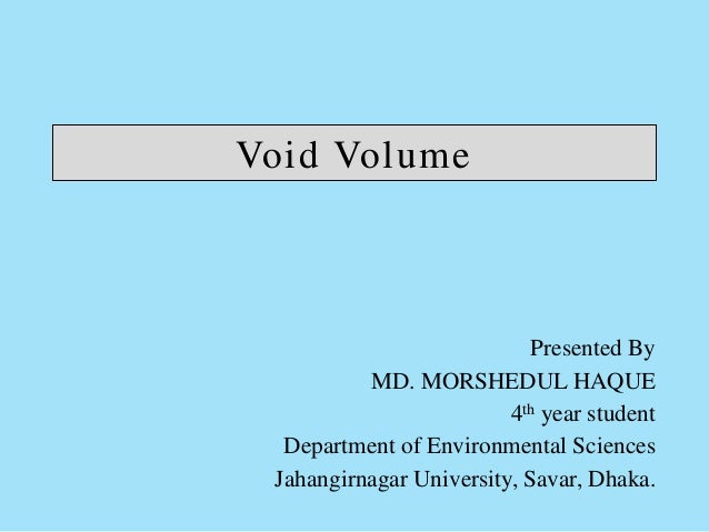 Void Volume void-volume