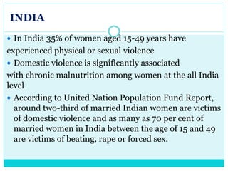 Violence against women and its effect on health | PPTX