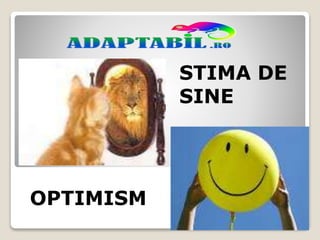 STIMA DE
SINE
OPTIMISM
 
