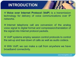 VoIP routing scheme