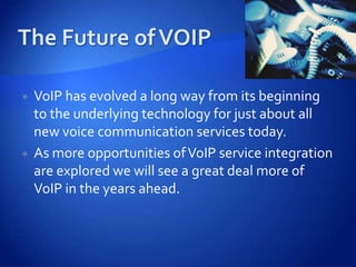 VOIP Presentation