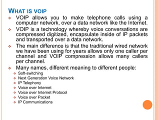 Voip Computer VOIP | PPTX