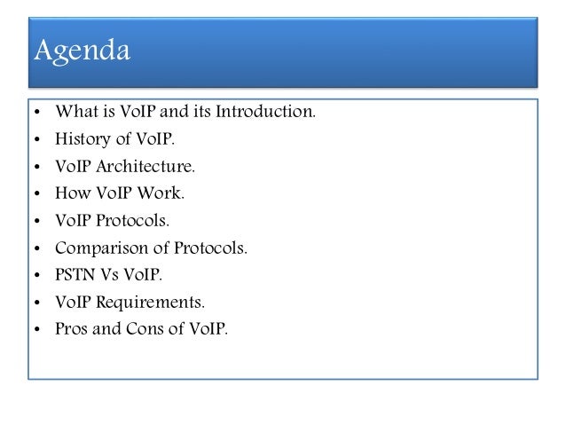 voip protocols