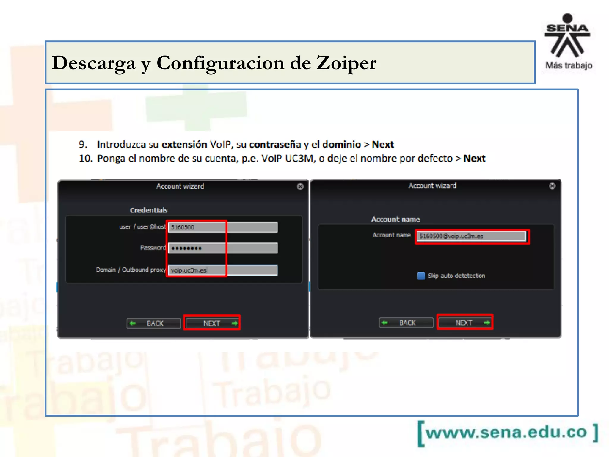 Descarga y Configuracion de Zoiper
 