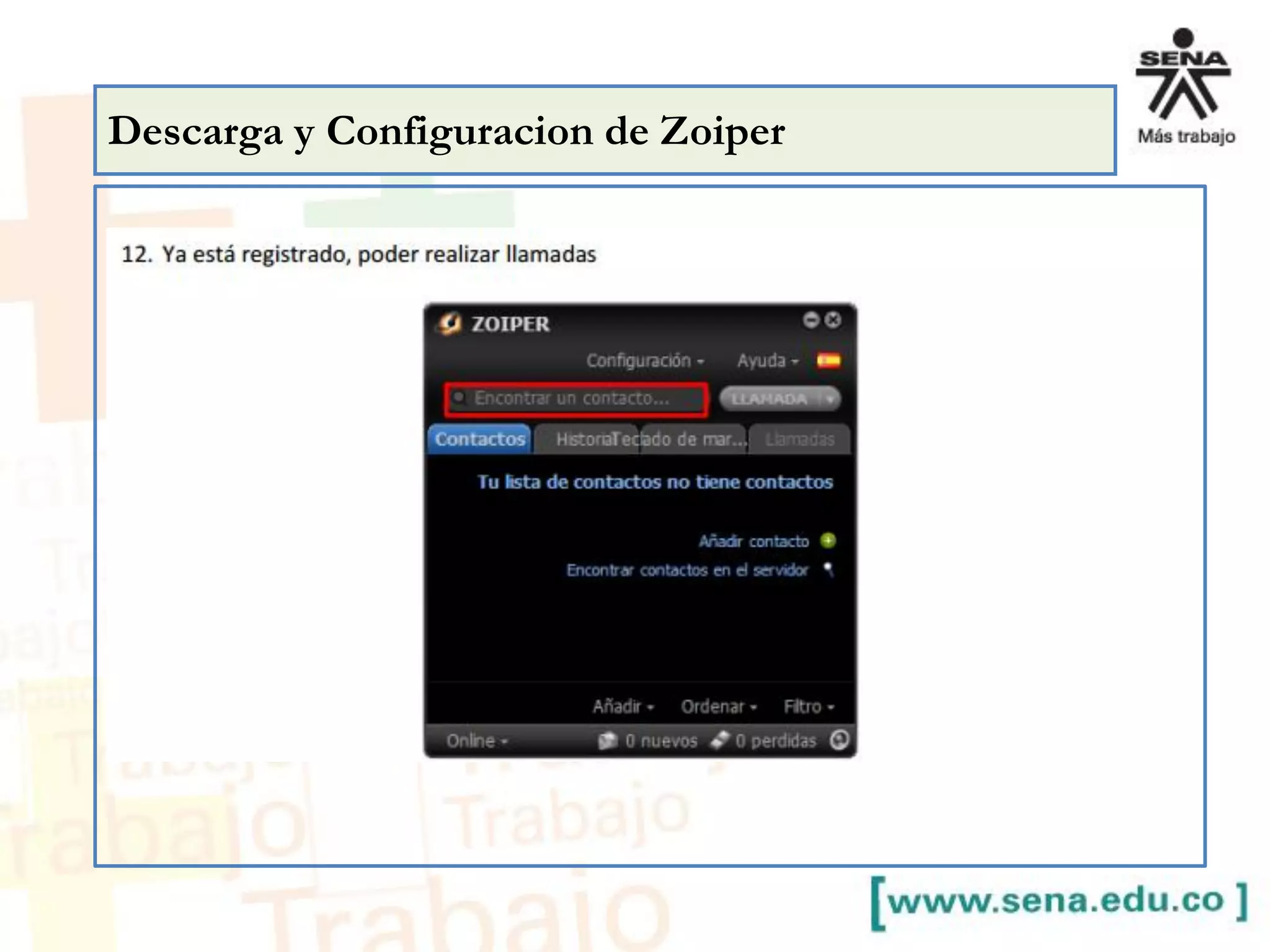 Descarga y Configuracion de Zoiper
 
