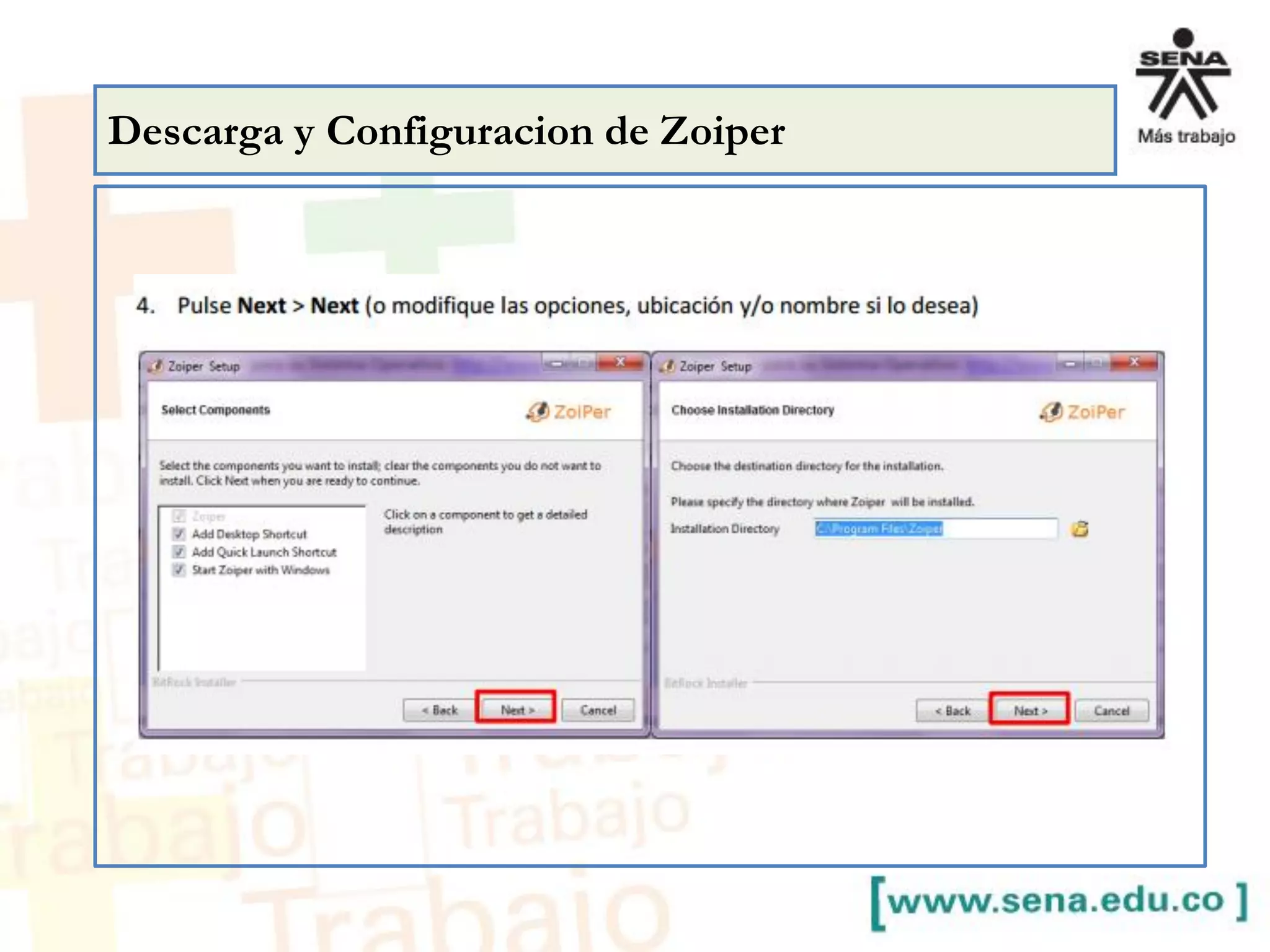 Descarga y Configuracion de Zoiper
 