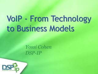 Yossi Cohen DSP-IP 