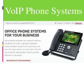 VoIP Phone Systems
 