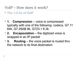 Voice Over IP (VoIP) | PPT