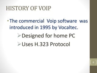 Voice over internet protocol (VoIP) | PPTX