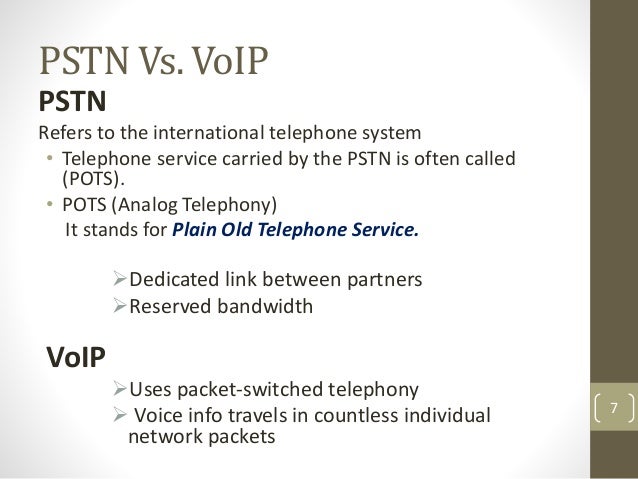 voice over internet protocol