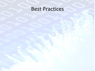 Best Practices 