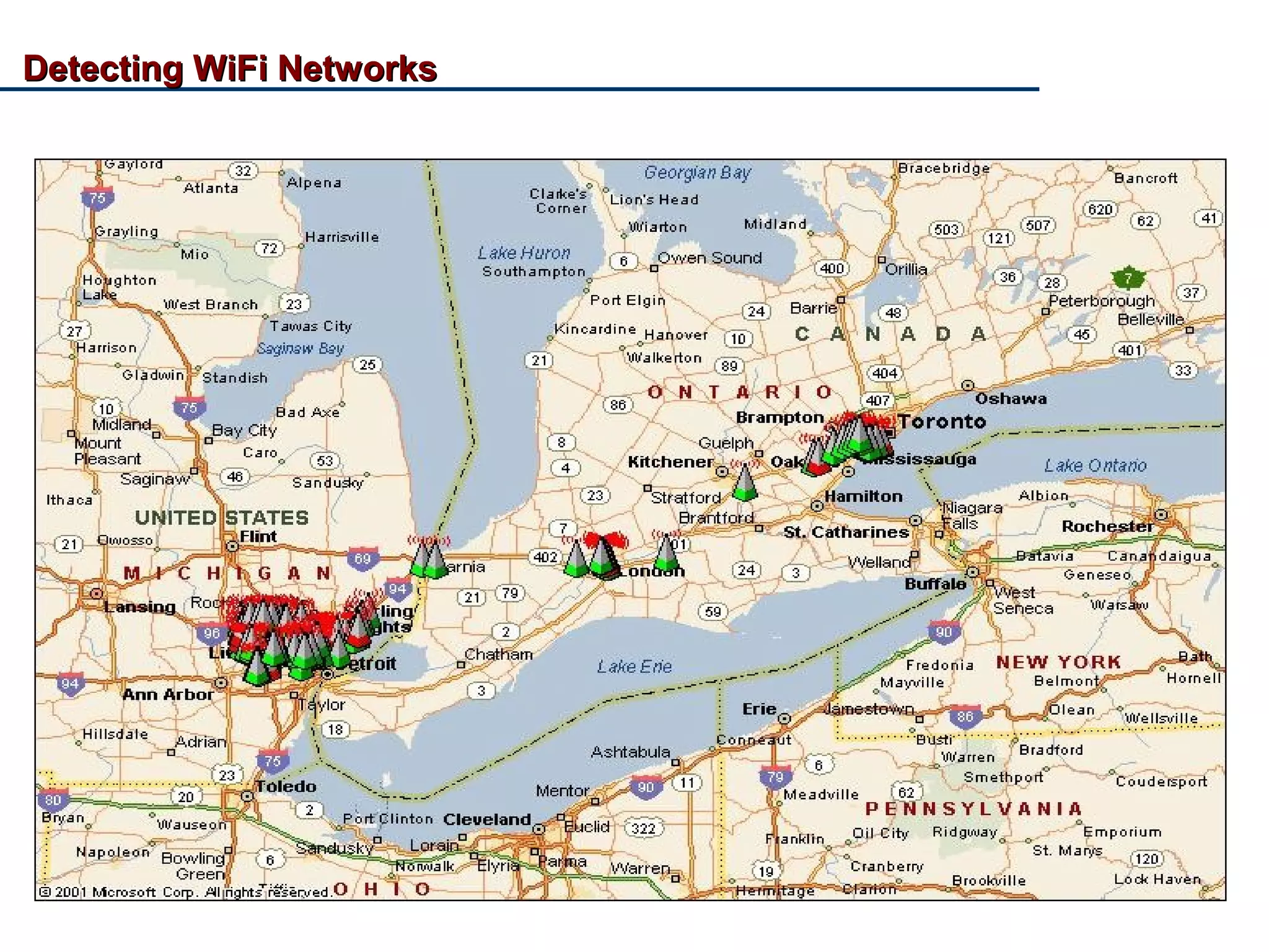 20
Detecting WiFi NetworksDetecting WiFi Networks
 