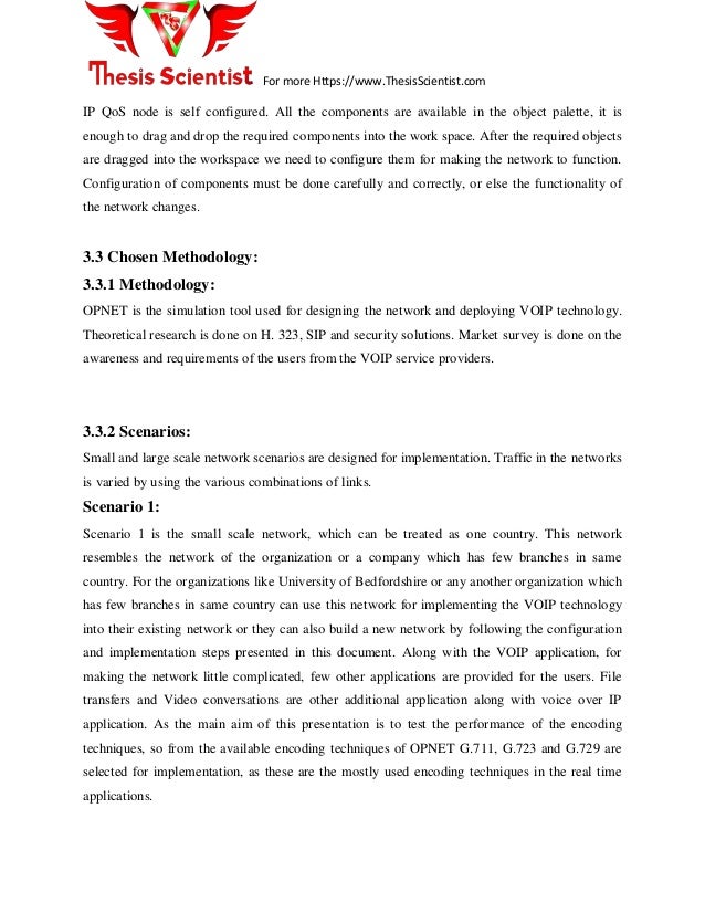 Dissertation on voip