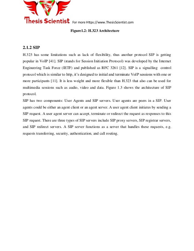 Master thesis voip