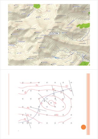 | L’EMPRISE : partie du terrain qui appartient à la collectivité et affectée à la
route ainsi qu’à ses dépendances.
| L’ASSIETTE : surface du terrain réellement occupée par la route.
| PLATE-FORME : surface de la route qui comprend la chaussée et les
accotements.
| CHAUSSÉE : surface aménagée de la route sur laquelle circulent les véhicules.
Elle est constituée d’une ou plusieurs voies de circulation.
| ACCOTEMENTS : zones latérales de la PLATE-FORME qui bordent
extérieurement la chaussée. En agglomération l’accotement est remplacé par le
trottoir.il n’ya pas de fossé l’écoulement des eaux est assuré par un caniveau.
| Les caniveaux : sont des ouvrages destinés à l’évacuation des eaux en bordure
de chaussée, généralement en limite de trottoir.
 