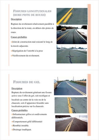 La voirie urbaine comporte en aérien ou en sous-sol, des réseaux nécessaires a
ces activités. Les équipements de la voirie sont :
¾ La signalisation
¾ L’éclairage public
¾ Les réseaux divers
Parmi les réseaux divers , on peut citer
9 L’amenée d’énergie électrique en moyenne ou basse tension
9 La distribution de gaz, d’air comprimé, d’eau chaude
9 La distribution d’eau potable et d’eau industrielle
9 Les réseaux de télécommunications (téléphone, câbles de télévision)
9 Les réseaux d’évacuation des eaux pluviales ,d’eaux usées
Le cout de la voirie est constitué par deux éléments :
™Le cout de premier investissement
™Les dépenses annuelles d’entretien et de fonctionnement durant la
durée de service de la chaussée et des annexes de celle-ci
La durée de service est la période pendant laquelle pour un trafic donné et
une qualité d’ouvrage définie, la période durant laquelle aucune grosse
réparation affectant la structure de la chaussée ne sera nécessaire.
Elle pourra varier entre 5 à 25 ans
 