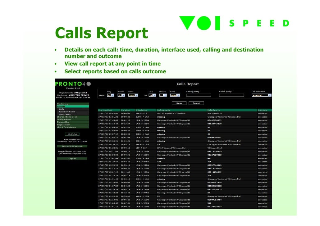 voispeed pronto client