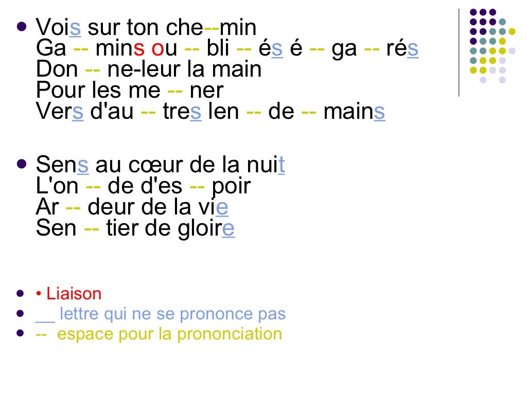 Vois Sur Ton Chemin Bedeutung Vois sur ton chemin