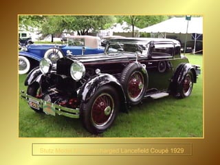 Stutz Model M Supercharged Lancefield Coupé 1929 