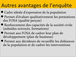 Voix de la population et le PBF