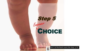 Step 5
CHOICE
Part II of the Book covers the steps, p 31
^
 