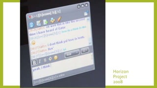 Horizon
Project
2008
 