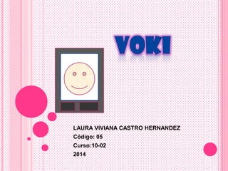 LAURA VIVIANA CASTRO HERNANDEZ
Código: 05
Curso:10-02
2014
 
