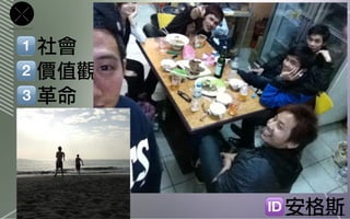 CROSS   POINT




                社會
                價值觀
                革命




                      安格斯
 