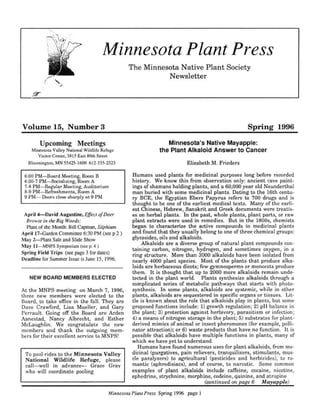Spring 1996 Minnesota Plant Press