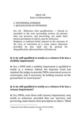 Vol 1 access to justice of persons with disabilities | PDF