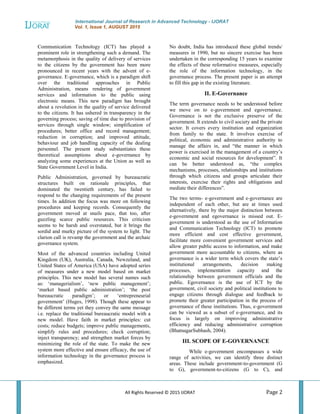 E-GOVERNANCE OPPURTUNITIES AND CHALLENGES IN INDIA | PDF