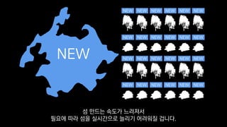 NEW
NEW NEW NEW NEW NEW NEW
NEW NEW NEW NEW NEW NEW
NEW NEW NEW NEW NEW NEW
NEW NEW NEW NEW NEW NEW
섬 만드는 속도가 느려져서
필요에 따라 섬을 실시간으로 늘리기 어려워질 겁니다.
 