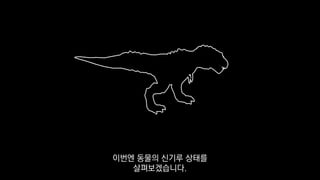 이번엔 동물의 신기루 상태를
살펴보겠습니다.
 