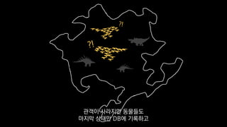 관객이 사라지면 동물들도
마지막 상태만 DB에 기록하고
 