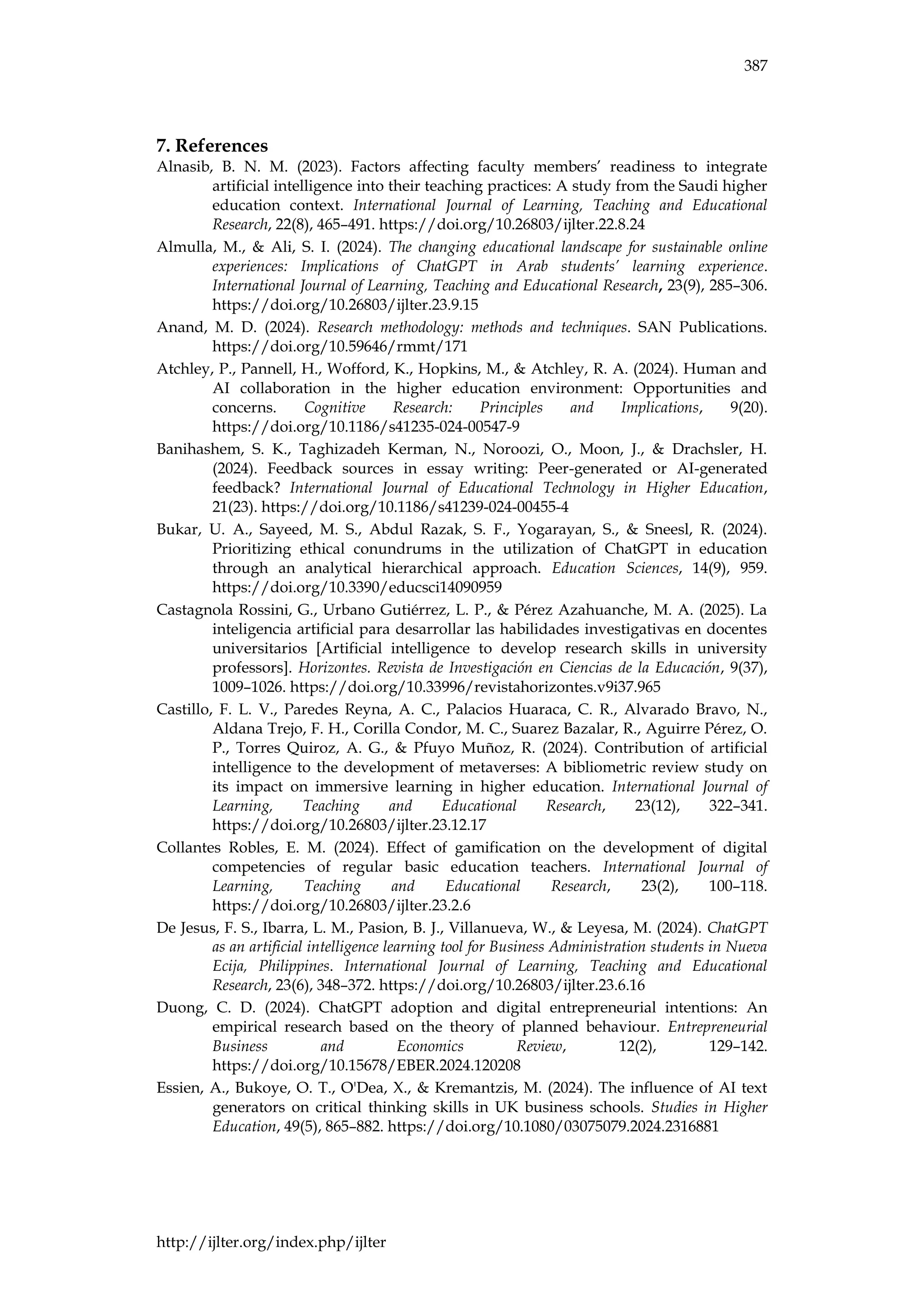 IJLTER.ORG Volume 24 Number 4 April 2025