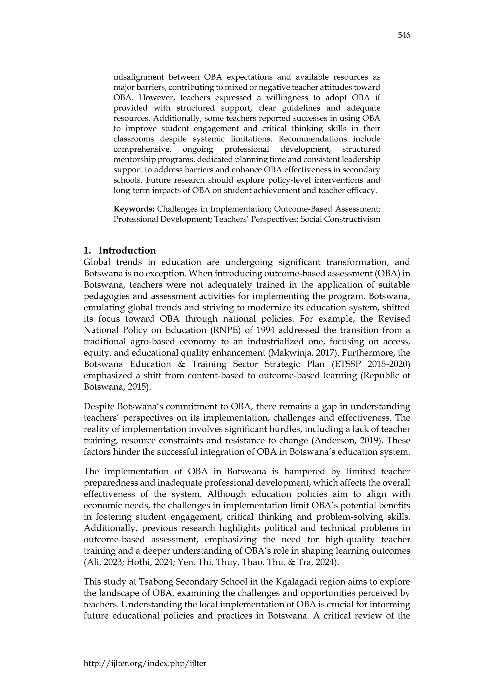 IJLTER.ORG Volume 24 Number 4 April 2025