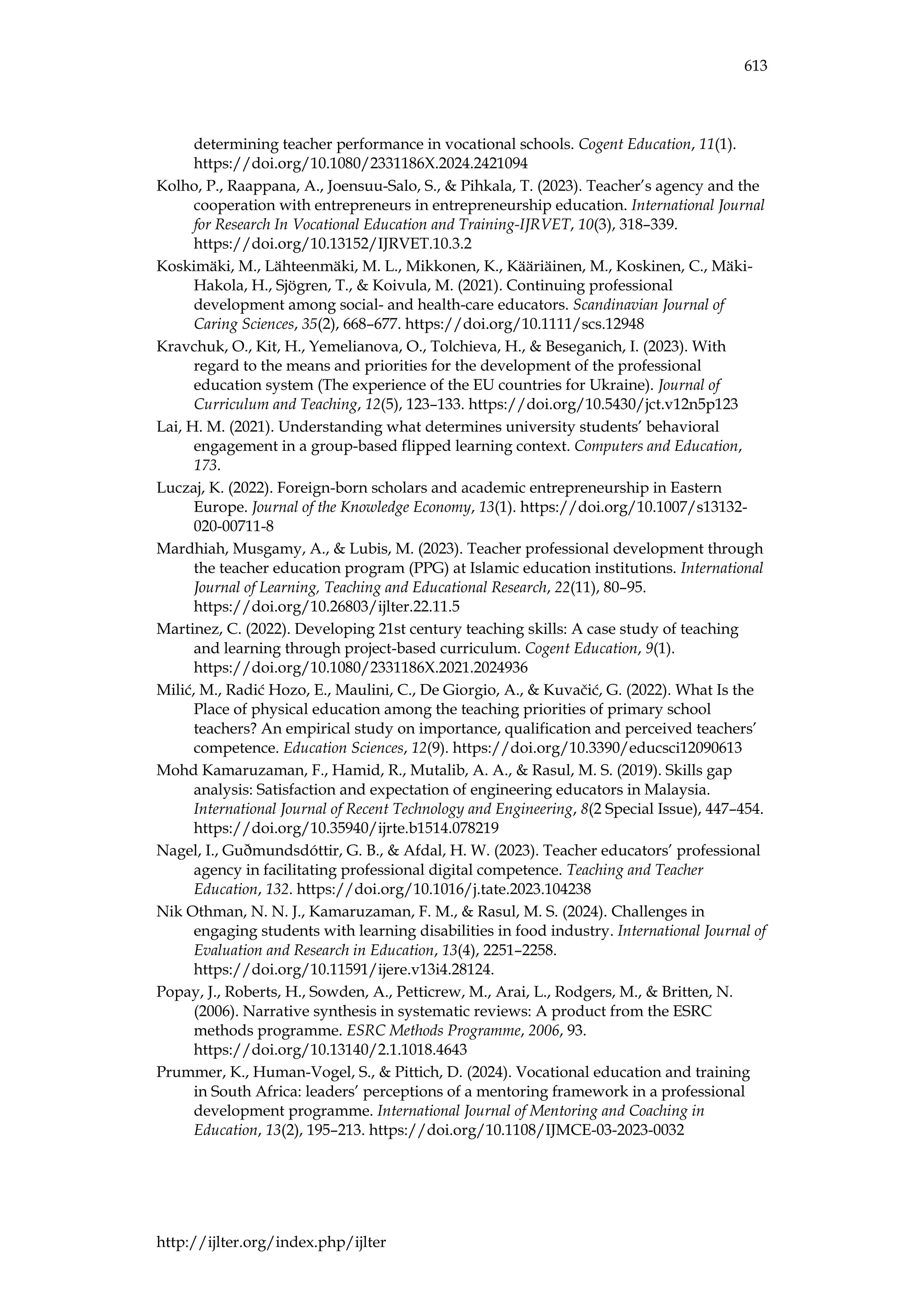 IJLTER.ORG Volume 24 Number 4 April 2025