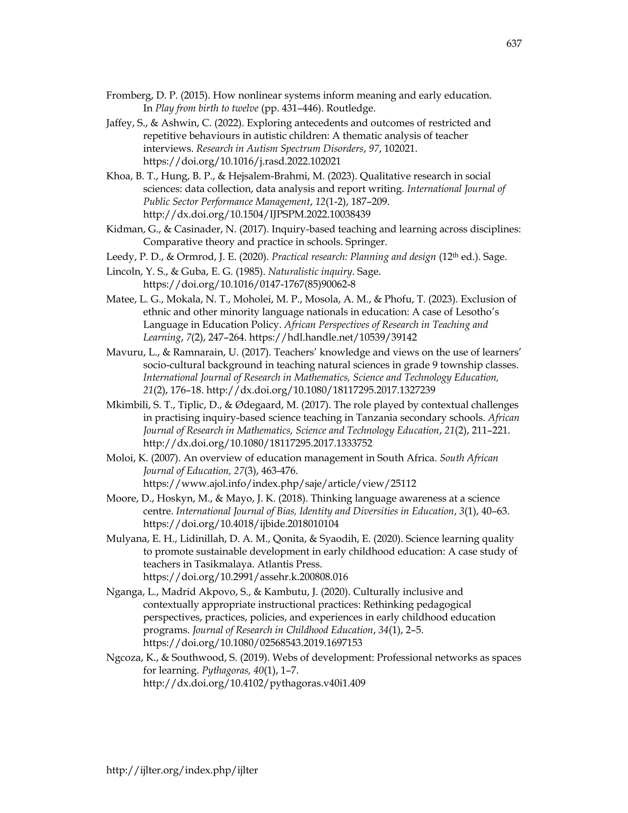 IJLTER.ORG Volume 24 Number 4 April 2025