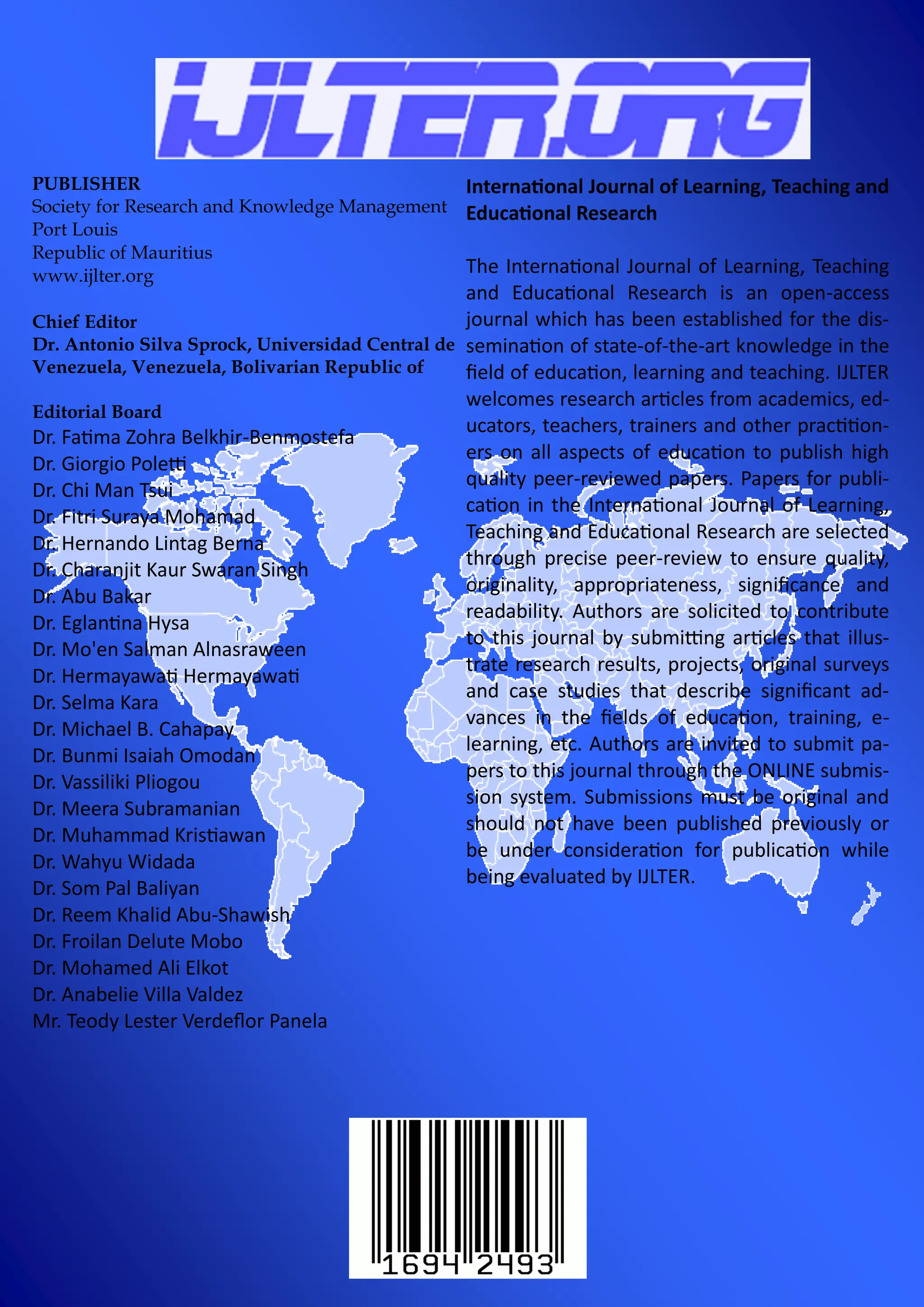 IJLTER.ORG Volume 24 Number 4 April 2025