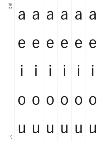 9
1a
e.4
a a a a a a
e e e e e e
i i i i i i
o o o o o o
u u u u u u
 