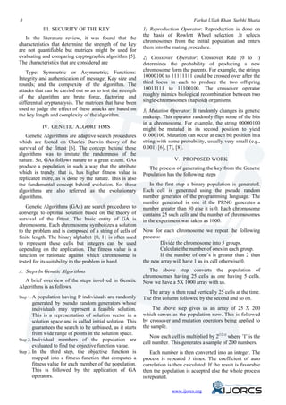A Novel Approach to Genetic Algorithm Based Cryptography | PDF image.