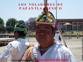 Una contribución de:  www.sabersinfin.com Fotografía y textos: Abel Pérez Rojas LOS VOLADORES DE PAPANTLA, MÉXICO 