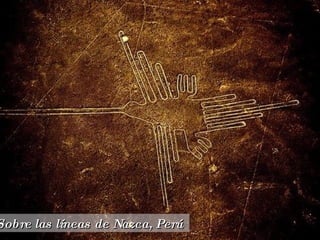 Sobre las líneas de Nazca, Perú  